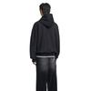 NOMANUAL Stamped Logo Hoodie   Black