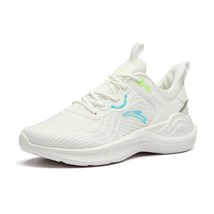 Anta Ling Yun 3 Comfortable Cushioning Slip Resistant Abrasion Resistant Lightweight Low Top Running Shoes Men's White 912235540-1