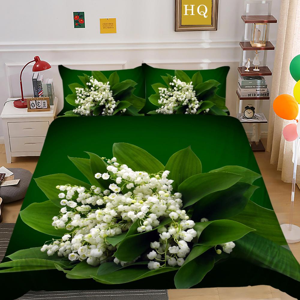 

Комплект пододеяльников с цветочным принтом, королевский размер, домашний текстиль из микрофибры, высокое качество, модный декор для спальни для девочек US Califor King 239x264cm