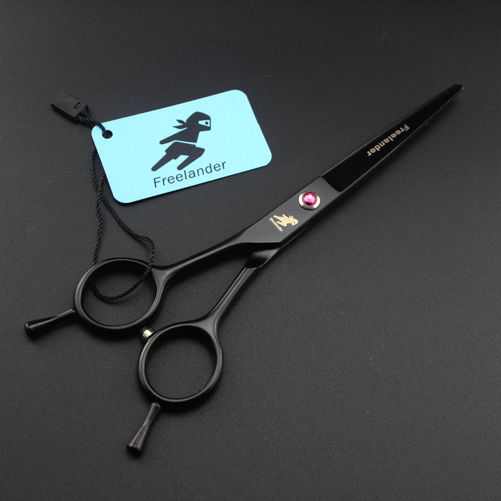 Freelander A Word, Black, Left Hand Hair Scissors, Hair Scissors, Flat Scissors, Bangs Scissors, Thin Scissors