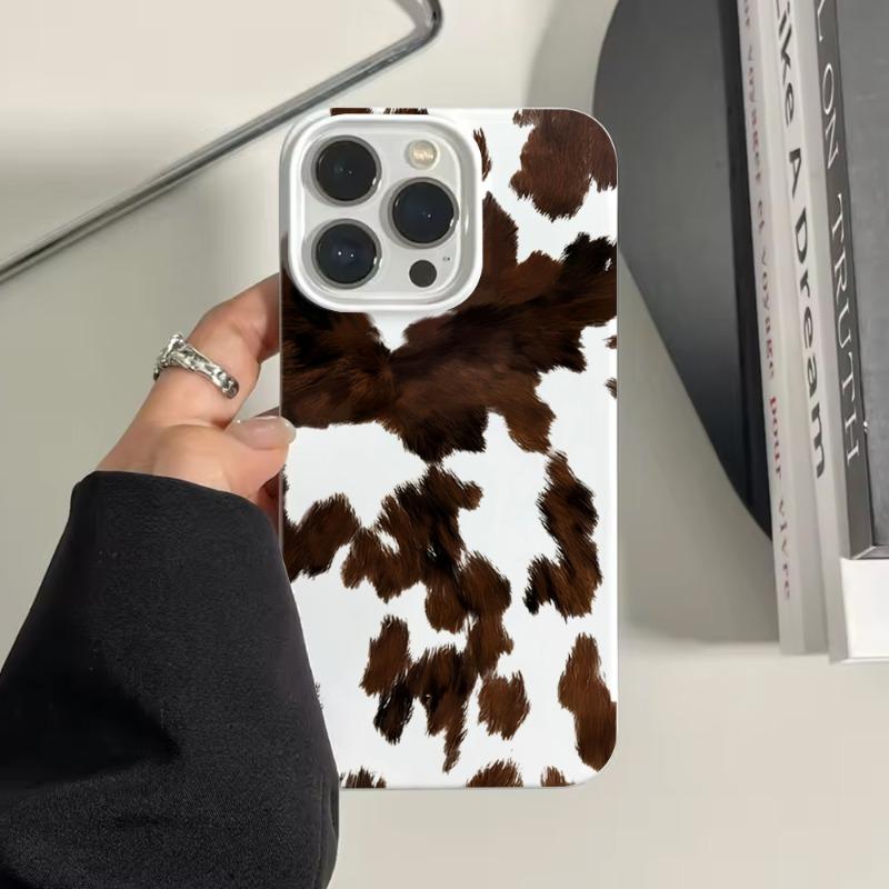 Creative Milk Cow Pattern Phone Case For iPhone 17 Pro Max 16 15 14 13 12 11 Pro Max 17 Air 16E 15 14 Plus Shockproof Soft Cover