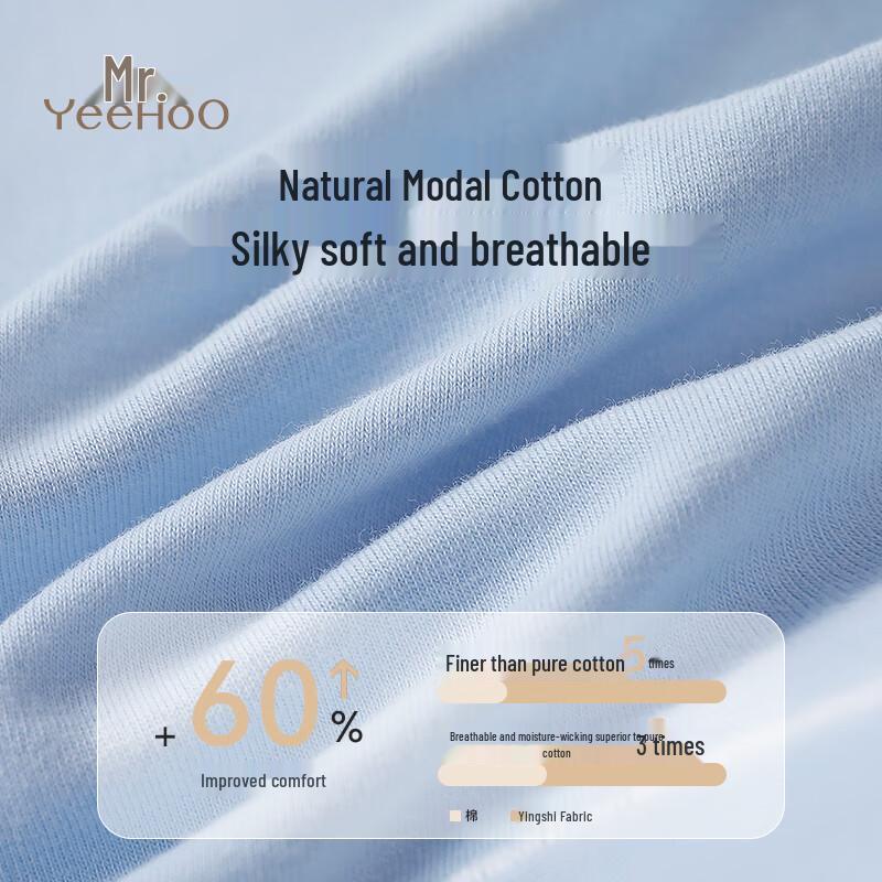 YEEHOO 7A Antibacterial Modal Boxer Briefs for Kids