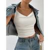 New Summer Casual Temperament Slim Fit Sexy Vest T-Shirt Sleeveless Suspender Versatile Top Strapless Women