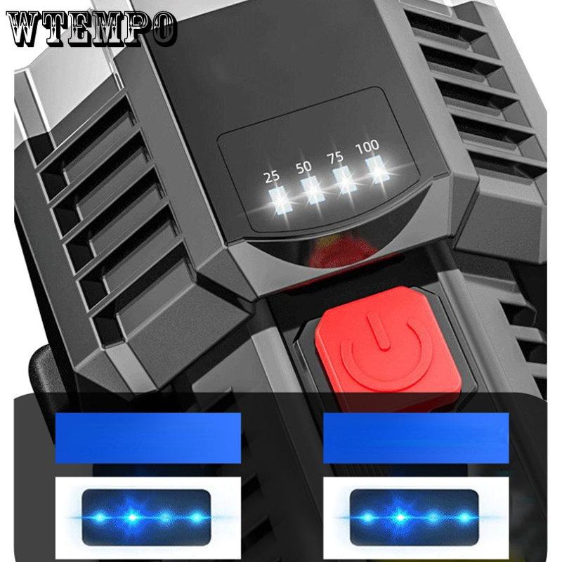 Flashlight 5 Beads LED Multi Functional Strong COB Side Lights Outdoor Portable Home USB Charging Flashlight