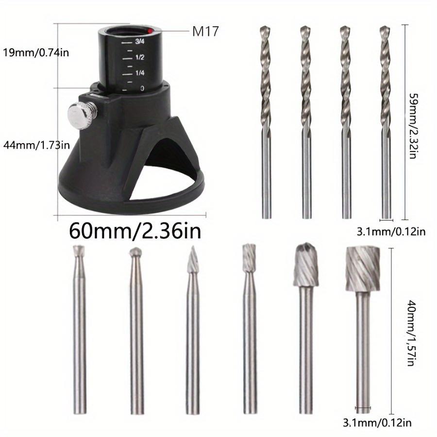 11Pcs/set Electric Drill Engraver Grinder Mini Rotary Power Accessories with Drill Bits for Dremel Sanding Polishing Rotary Tools
