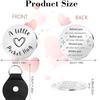 Pock Hug Leather Pocket Token & Stainless Steel Decision Coin Valentine's Day Gift for Lover