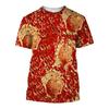 3D Printed Creative Tomato T Shirt For Women Vegetable Art Pattern Tees Summer Loose Round Neck Tops Short Sleeves Women T-Shirts