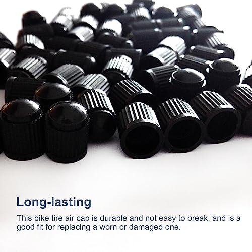 Yiooskl 4pcs Portable Universal Plastic Tire Valve Stem Caps Decorative Caps Bicycle Bike Replacement Parts Accessories