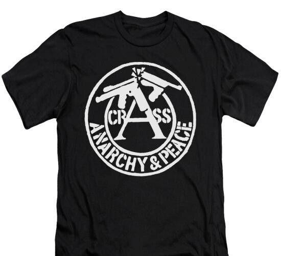 Crass - Anarchy and Peace T-Shirt , Music Band Indie Rock Punk Gothic Unisex tee