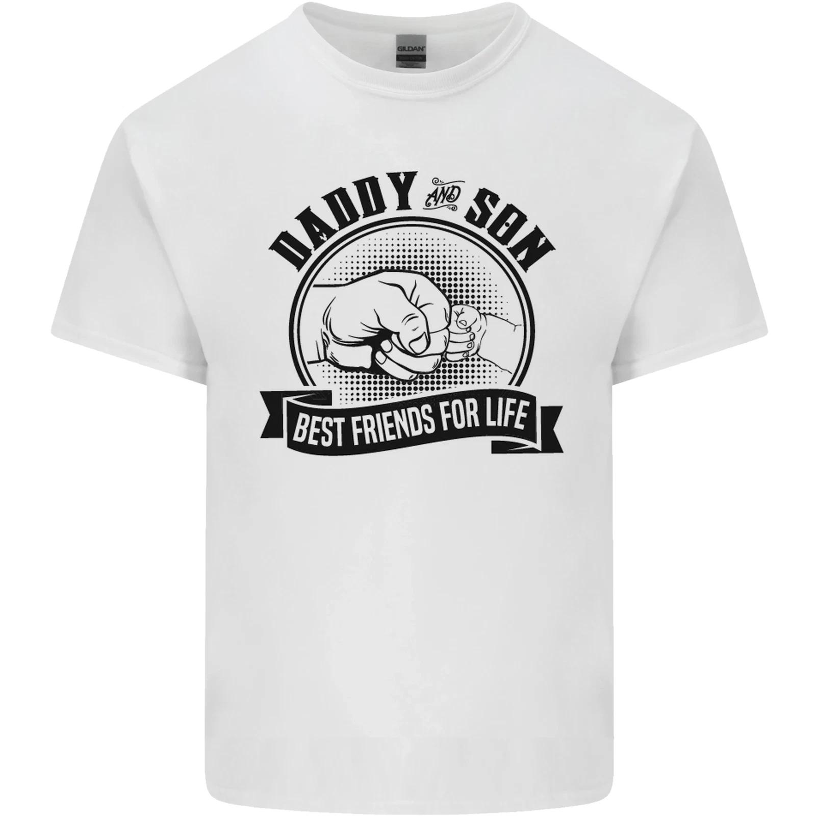Daddy & Son Best Friends Fathers Day Kids T-Shirt Childrens M