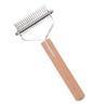 Pet Dematting Comb Double Sided Shedding Brush Stainless Steel Pet Grooming Brush Pet Undercoat