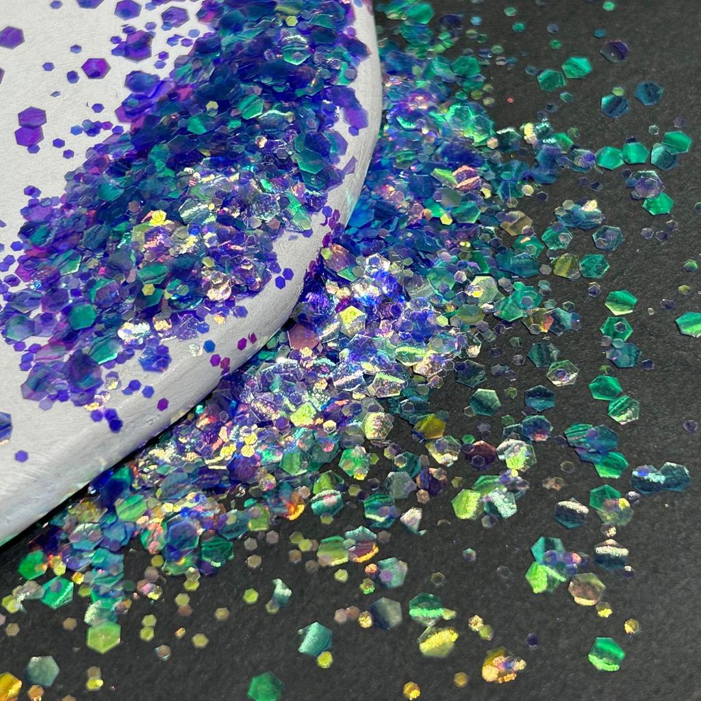 Ultra-Thin Fluorescent Color Large Sequin Nail Art Decorations – Handmade DIY Toy Accessories