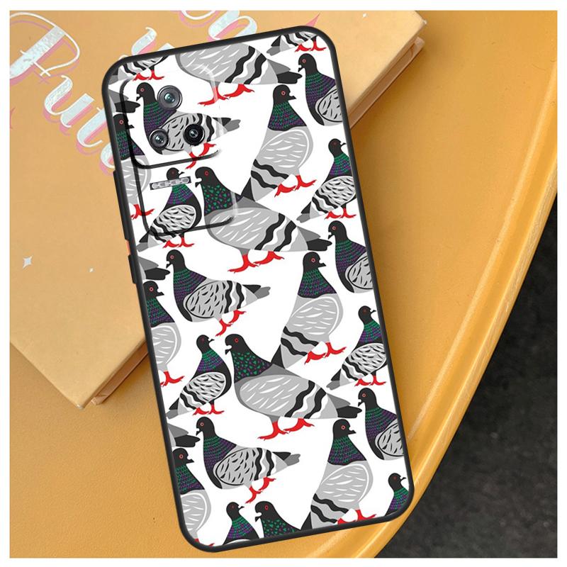 The Pigeons Case For Xiaomi 14T Pro 11T 12T 13T 13 14 15 Ultra POCO X6 Pro X3 X5 M6 F5 F6 X7 Pro Cover