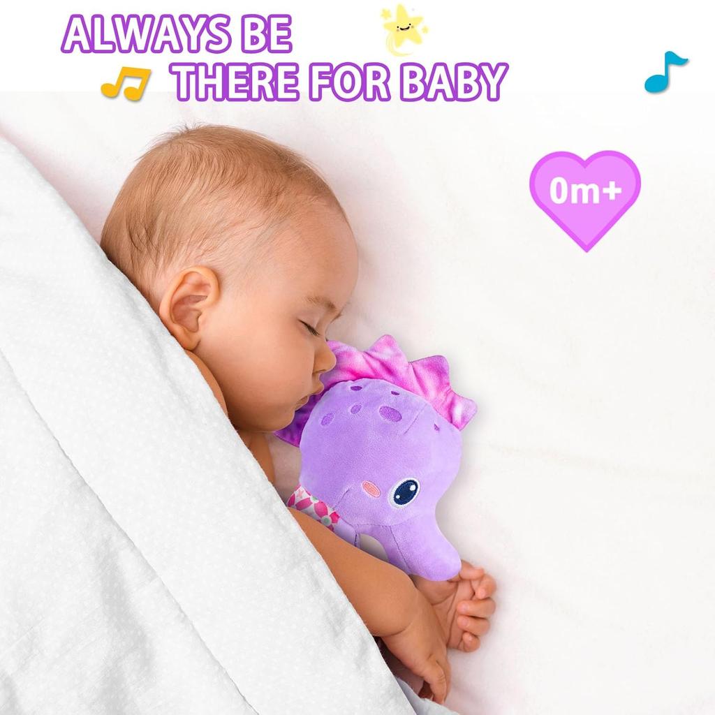 Baby Rattles Toys Infant Musical Stuffed Animals Soft Toy with Bright Colors Crinkle Sound Paper Newborn Toys for 0 12 Months