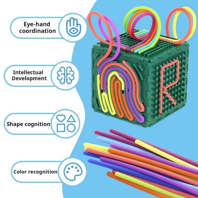 Silicone Decompression Board Children's Educational Puzzle Touch Toy Decompression Toy