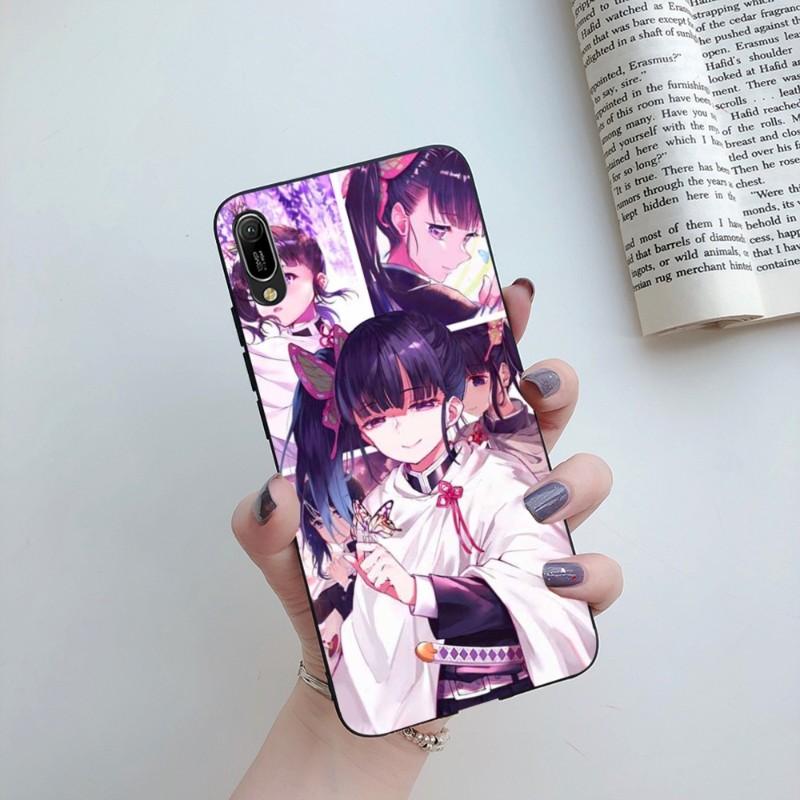 Tsuyuri Kanawo Demon Slaye Phone Case For Huawei Mate 40 30 20 10 Pro Lite Nova 9 8 5T Y7p Y7 Soft Black Phone Cover
