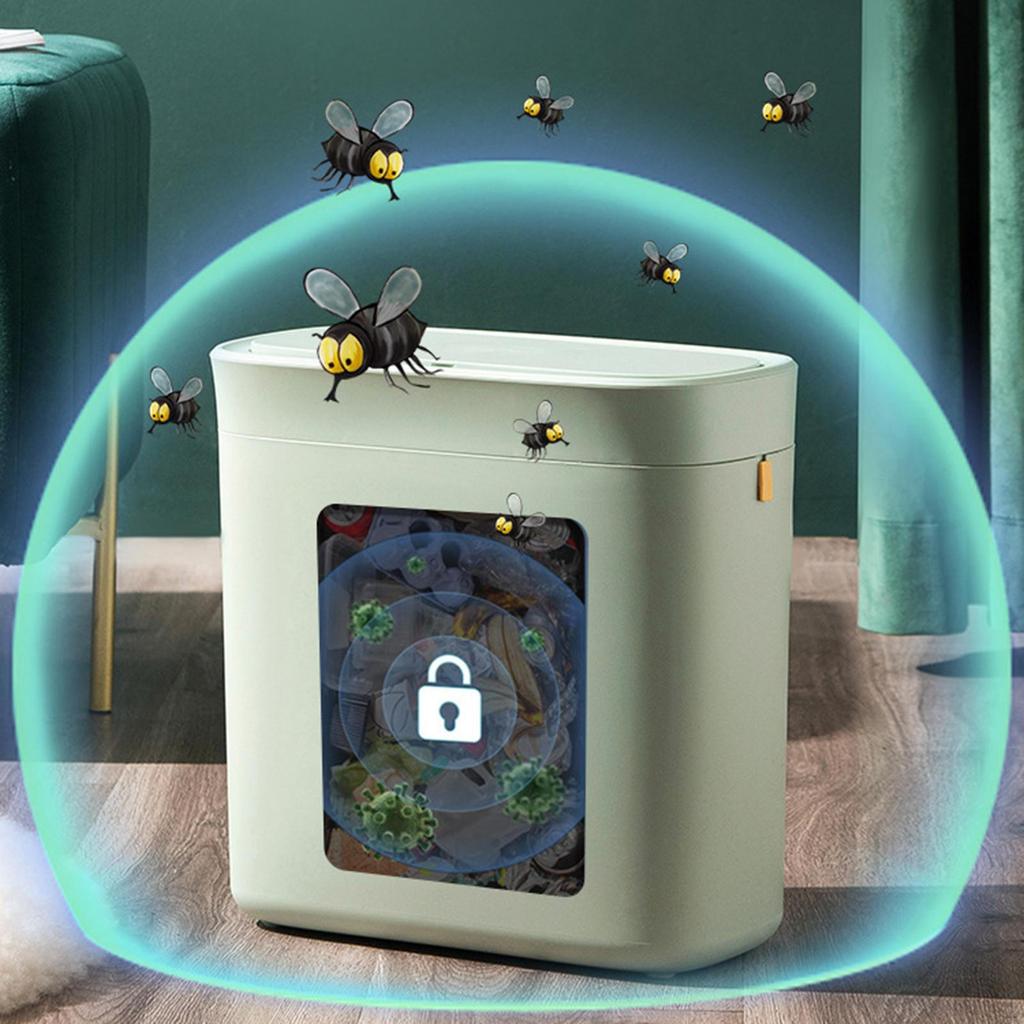Automatic Garbage Can Bathroom Trash Cans with Lids 16L Kitchen Bin for