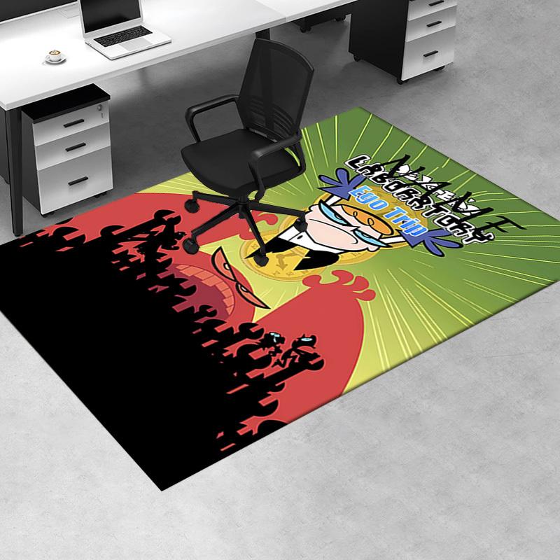 Dexter's Laboratory Ego Trip Office Carpet Soft Polyester Entrance Carpet Washable Non slip Machine