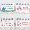 Kawaii Weekly Planner Notebook Diary Agenda Cure Diary Organizer Schedule Appointment Book Organizer Office Supplies Gifts