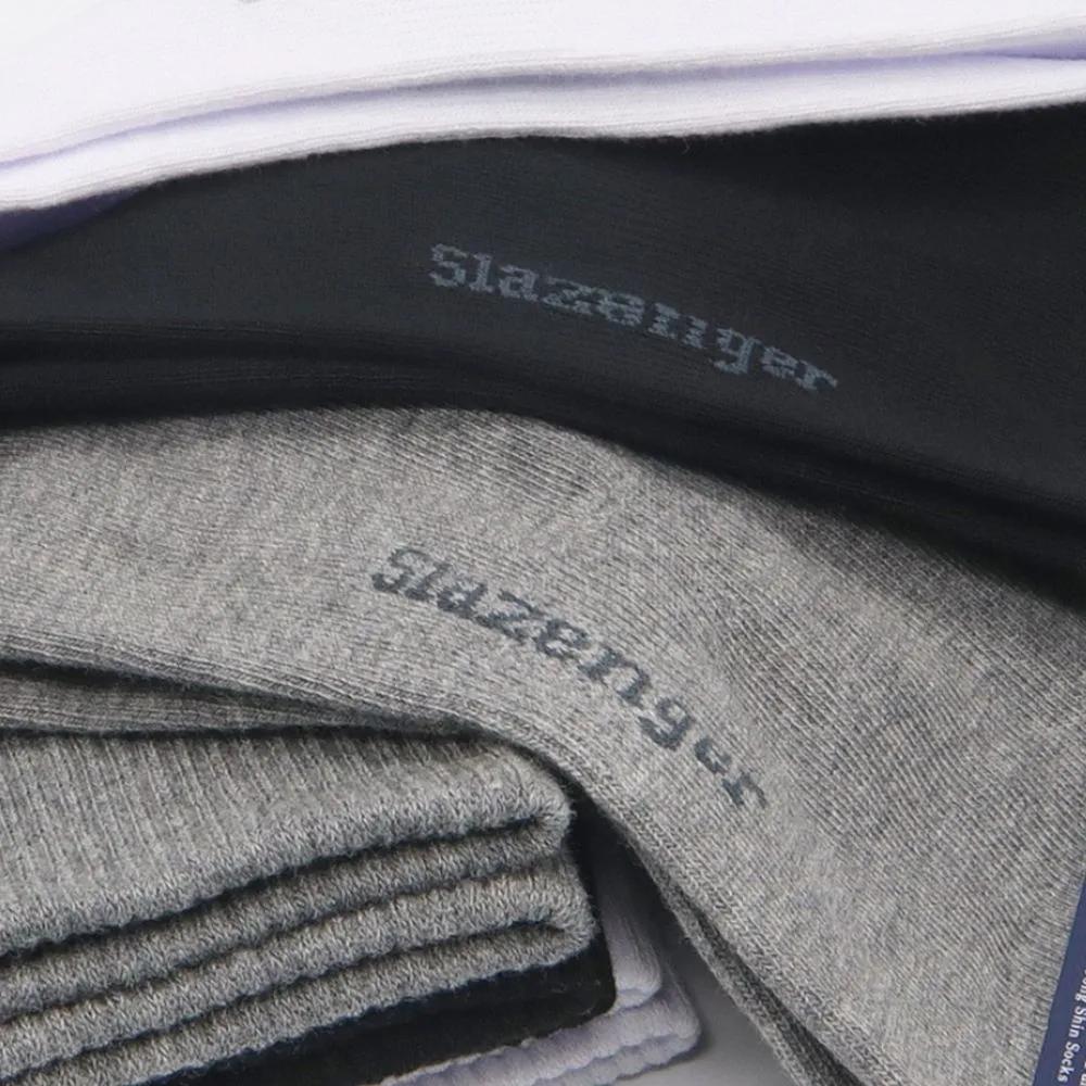 Slazenger Men's Mid-Length Socks Plain Dress Socks 10-Pack