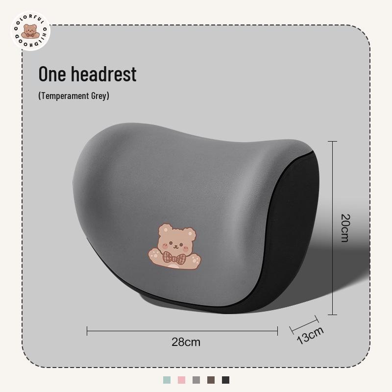 Cute Car Seat Neck and Lumbar Support Pillow