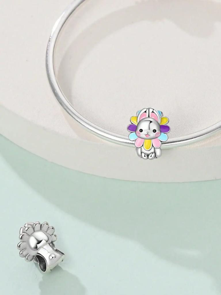 Charms Plata Copper Colors Circus Animals Mice And Beads Charm Pendant For Original Bracelet For Women Diy Jewelry Love Gift