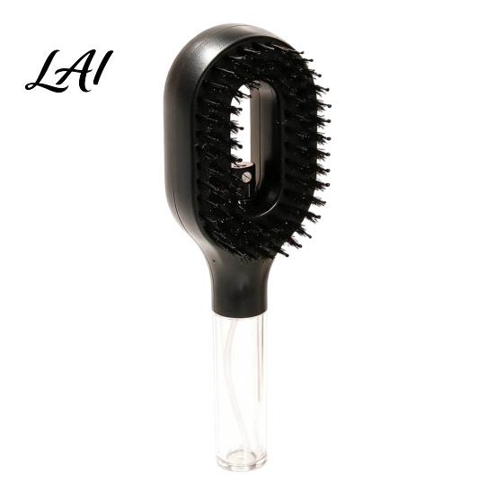 Scalp Massage Brush Heart Shape Spray Hair Brush Frizz Control Portable Detangling Comb 55ML Refillable Misting for Dry Flyaway & Tangled Smoothing