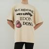 We11done Washed Logo T-Shirt Ivory Unisex Tops Cream WD-TT8-20-107-U-IV