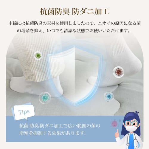 Fuwawa Kotatsu Futon, Large Rectangular Mat for Winter Use, 190 X 240 Cm, Extra Fill, SEK Hygiene Certified, Compatible with Kotatsu Futons, Antibacte