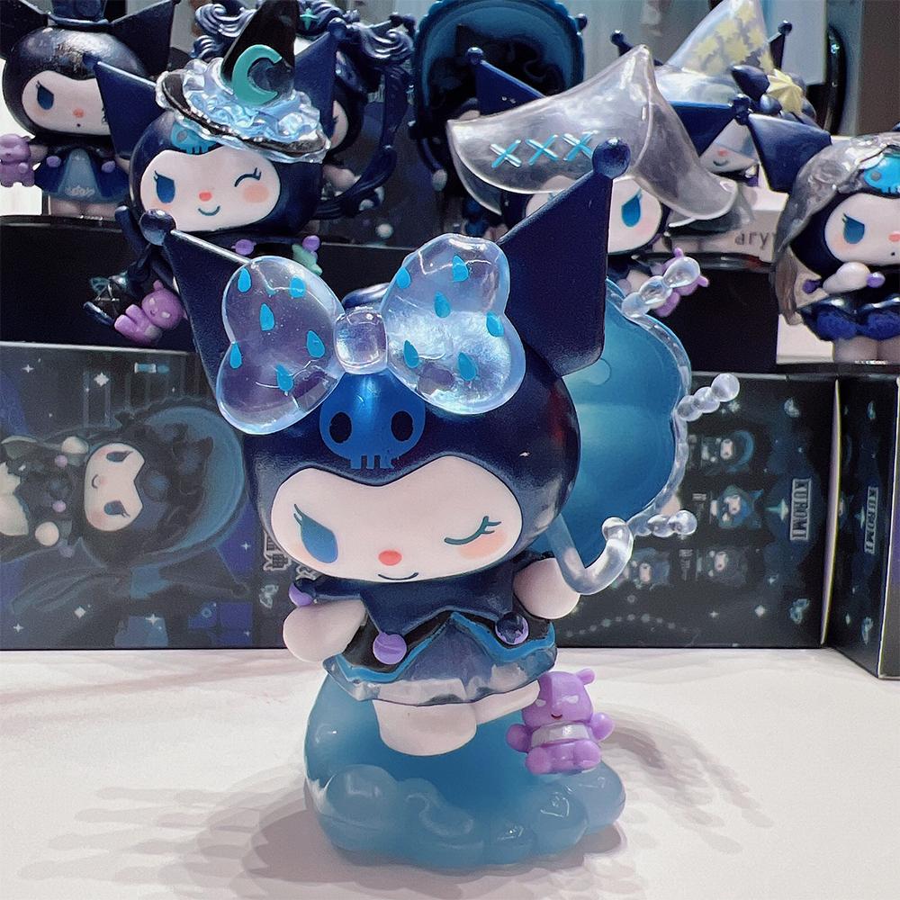 Sanrio Kuromi Halloween Witch Festival Blind Box, Cute Fashion Action Figure Doll, Girl'S Tabletop Decor & Kids Gift
