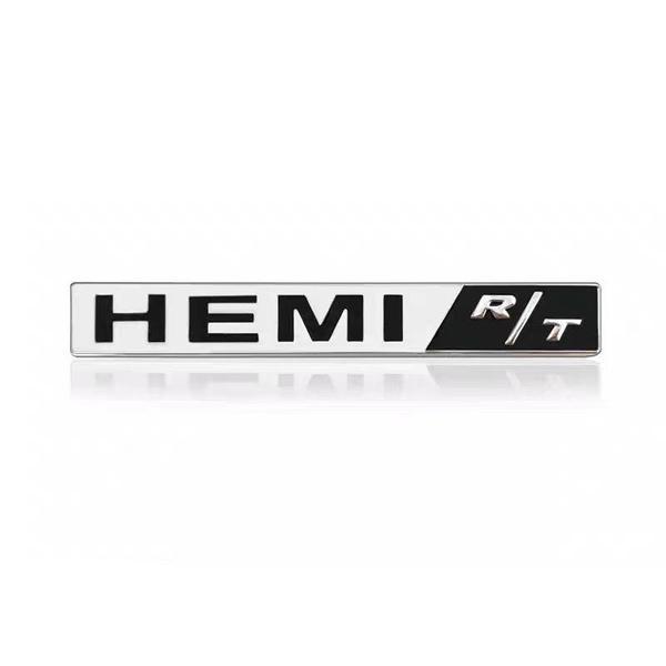 HEMI R/T letter badge logo is suitable for Dod-ge  with caliber JCUV standard modified parts logo sticker Grille universal decal