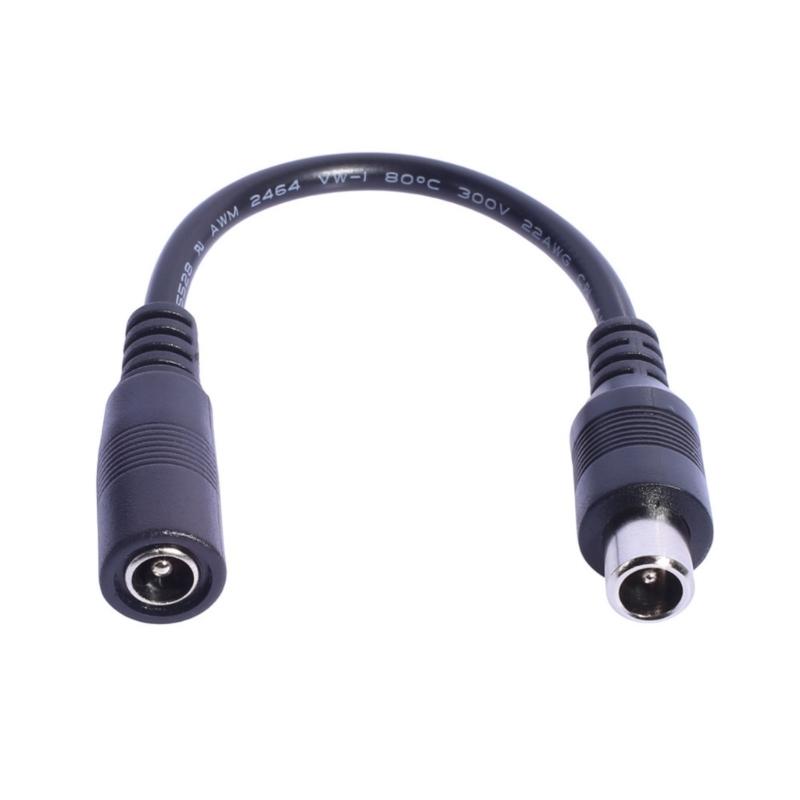 Universal 5.5x2.1mm Female Adapter Cable 22AWG DC5521 Convert To Multiple Plugs Including C13 M16/12 for Electronics