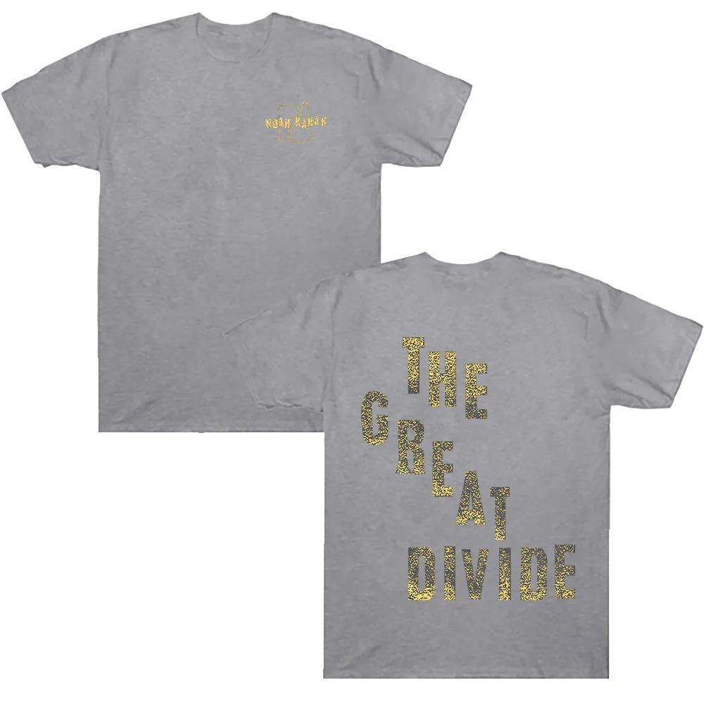 Vintage Print Tshirt The Great Divide Tee Noah Kahan Merch Tshirts Women Unisex Fashion Casual Cotton Short Sleeve O Neck Y2K Tops