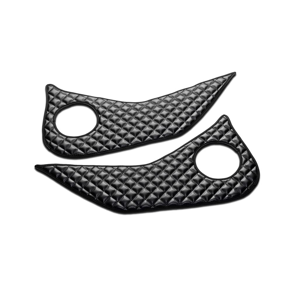 DAD GARSON Quilted Door Kick Guards for Passengers of for E210 Series Corolla Second-Row (Set 2) (KG050-02-03)