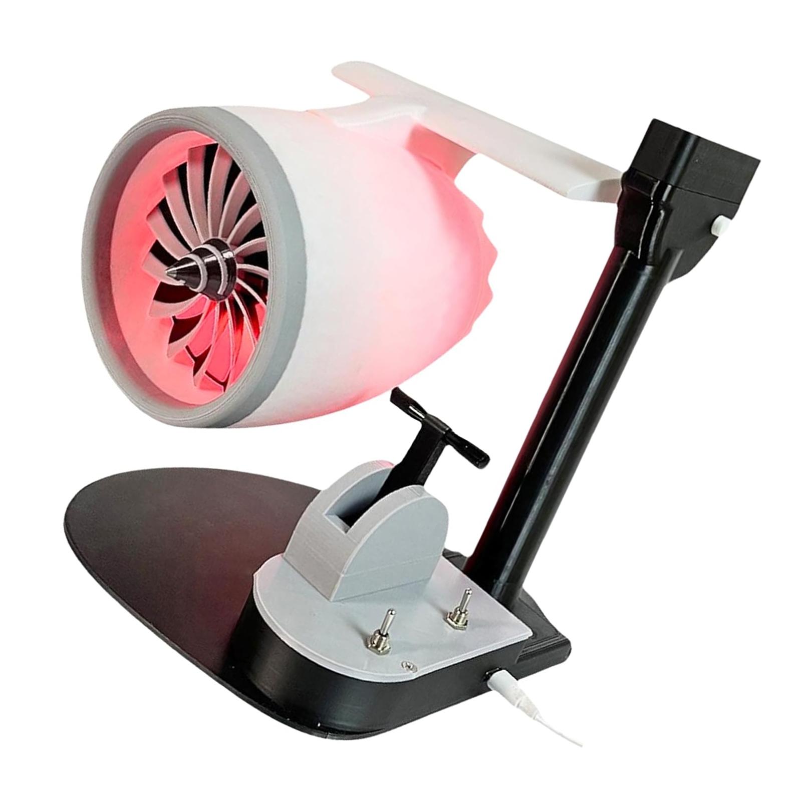 

Турбовентилятор USB 2 в 1 Инновационный настольный турбовентилятор с регулируемой скоростью и увлажнителем Синий