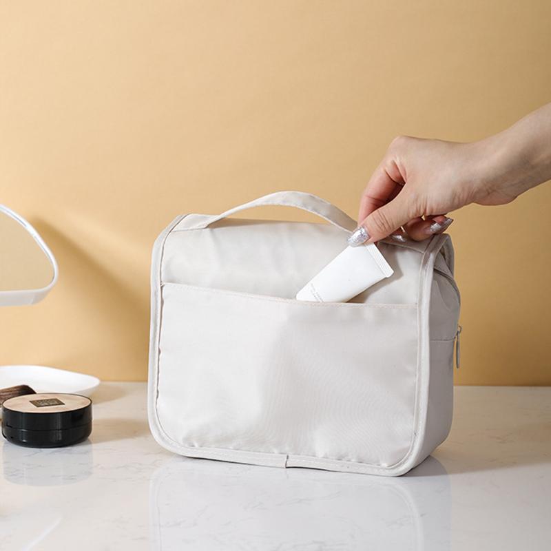 Portable Hook Toilet Bag Multi Functional Travel Waterproof Wear Resistant Multi Layer Storage Large Capacity Makeup Bag