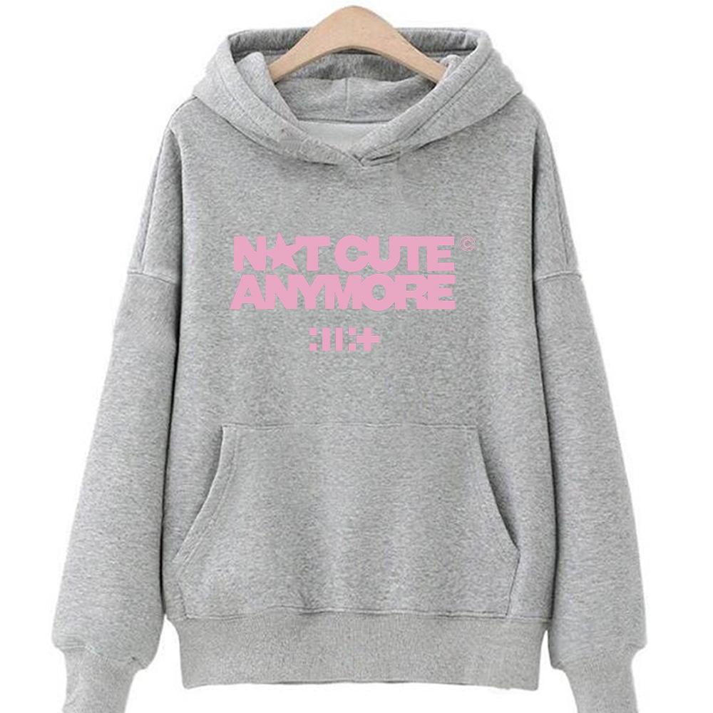 Mikiny s albem ILLIT Už nejsou roztomilé Mikina ILLIT dívčí kapely Korejská móda Dámské Pánské Oblečení Dlouhý rukáv Ležérní Y2K Mikiny