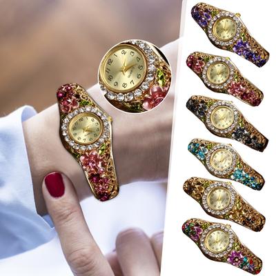 Women Wrist Watches Ladies Flower Bracelet Analog Quartz Wrist Watch Woman Gift Birthday Gift Valentine's Day Gifts Fashion Ladies Watches