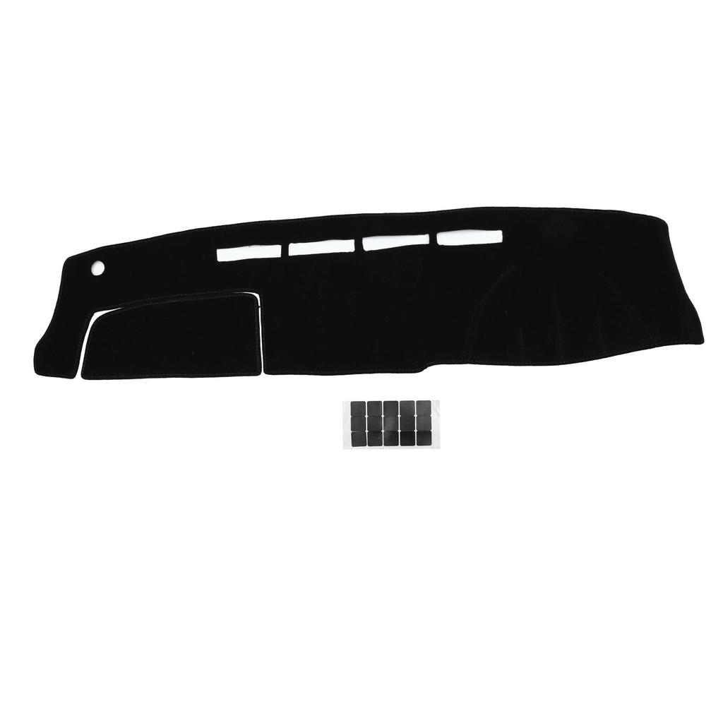 TUCKBOLD Dashboard for Toyota Hiace 200 Series Center Console Dashboard Cover with 1 Sticker Set Mat/Cover (2004-2024) - Mat, Black,