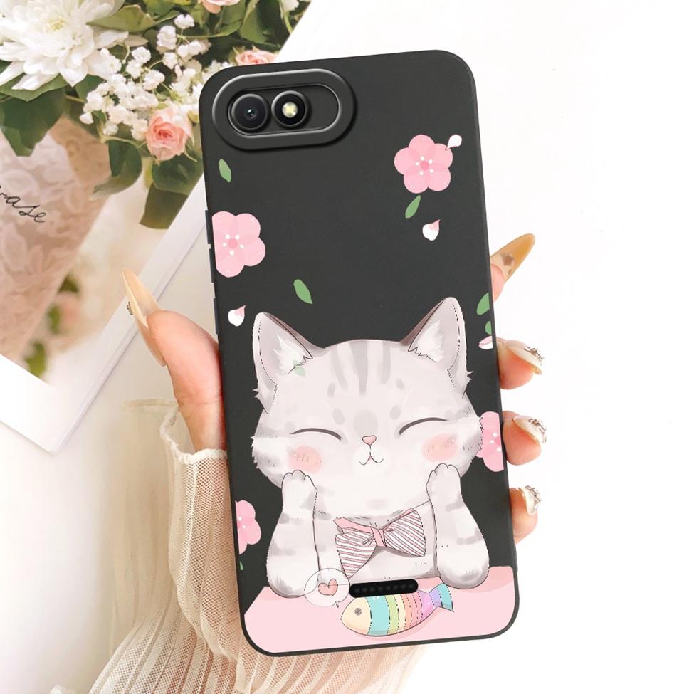 Casing For Redmi 6A Cover Fashion Cartoon Cute Funny Painted Silicone Phone Case M1804C3CG M1804C3CH M1804C3CI