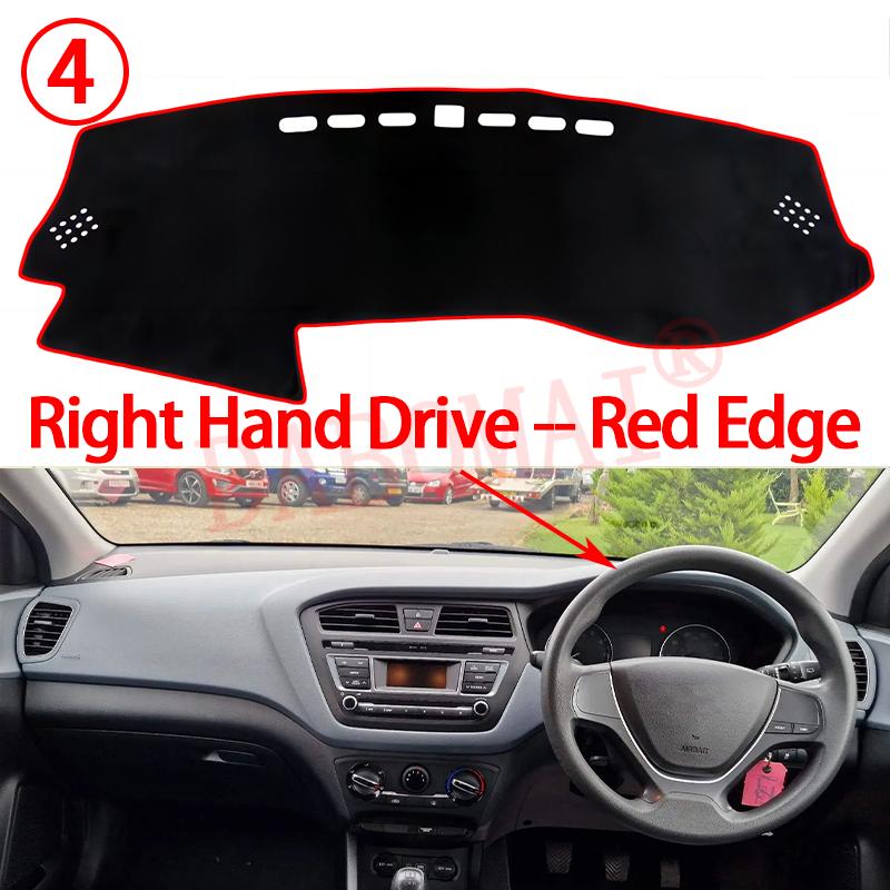 Dashboard Cover Protective Pad for Hyundai I20 GB IB 2014 2015 2016 2017 2018  Car Dash Board Sunshade Anti-UV Carpet