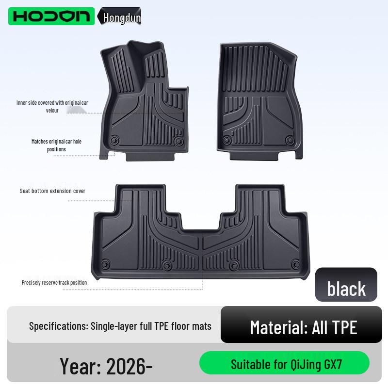 Kaijing GX7 TPE Floor Mats & Starry Sky Trunk Set - Interior Accessories for 26 Models