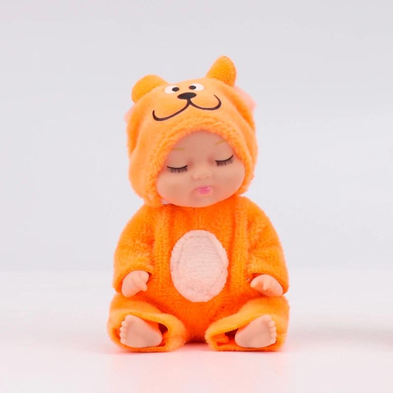 1pc Mini Reborn Doll Kit Toy Simulation Reborn Baby Princess Cute Sleeping Dolls Toy with Clothes Accessories Bebés Reborns