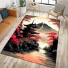 2026 New Retro Landscape Paintings Carpet Rug for Bedroom Living Room Sofa Home Doormat Decor,Large Kids Play Non-slip Floor Mat