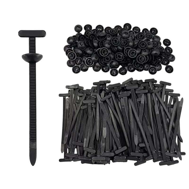 Nylon Universal Cable Tie Buckle Heavy Duty Self-Locking Nylon Zip Ties Holder Multipurpose Plastic Cable Ties Tool