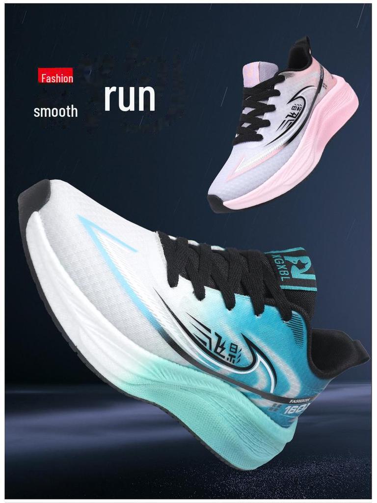 Tênis de Corrida e Fitness com Placa de Carbono Unissex 2024 para Estudantes e Atletas