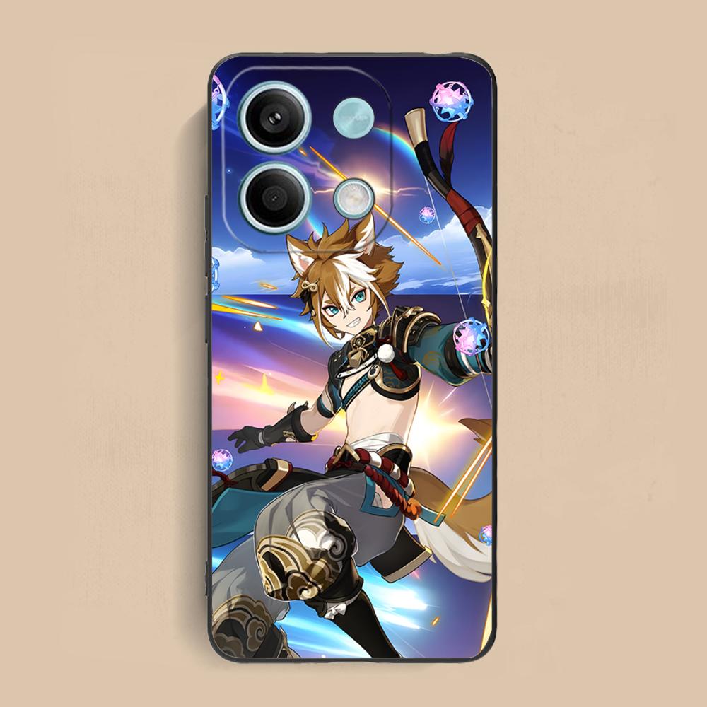 Game GI Gorou Mobile Phone Case for Xiaomi Redmi 15 14 13 12 A5 3 2 1 C Plus 4G 5G Colorful Printing Cover Luxury Cover