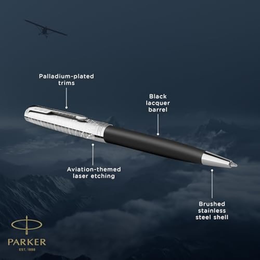 PARKER Parker Ballpoint Pen Sonnet Legacy of Flight CT Special Edition Medium Oil-based Gift Boxe...