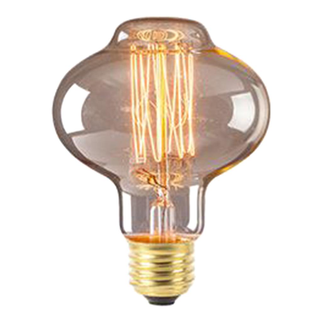 Light Bulbs 40W 2700K Warm White Lighting Amber Glass Retro Light Bulbs For E27 Screw Base Vintage Filament Light Bulb