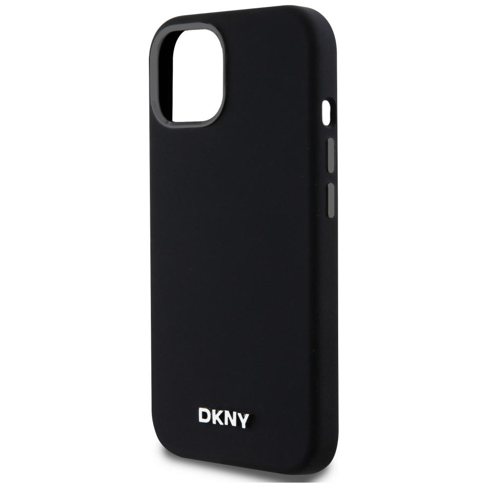 Dkny Dkhmp14Ssmchlk Iphone 14 / 15 / 136.1 Czarny/Black Hardcase Liquid Silicone Small Metal Logo Magsafe